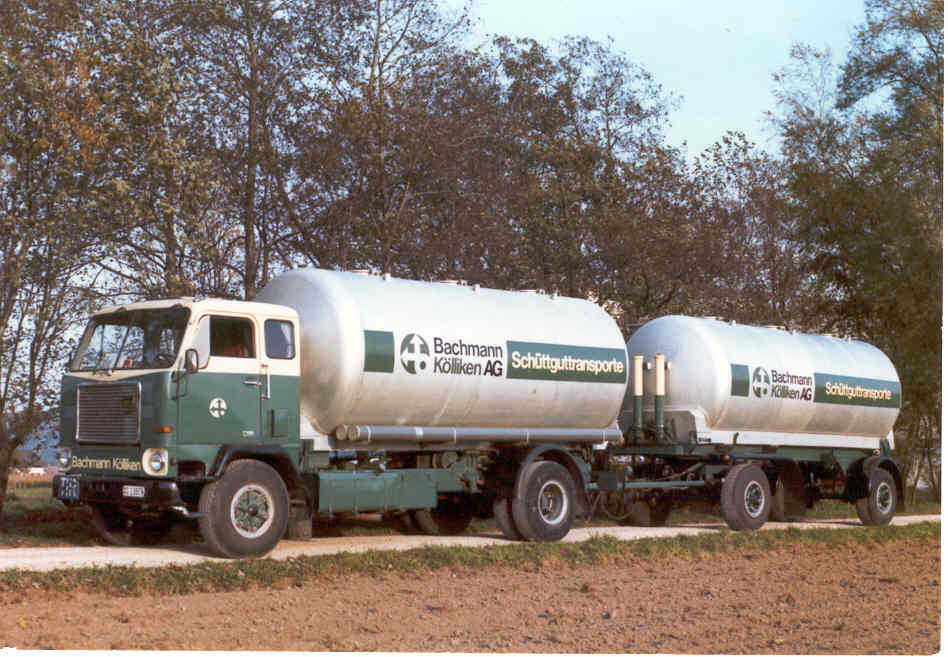 Geschichte - Bachmann AG, Transporte Schweiz - Der Transport und das Handling von hochwertigen Schüttgütern und Lebensmittel, weil Hygiene und absolute Sauberkeit zu unseren obersten Geboten gehören. 7