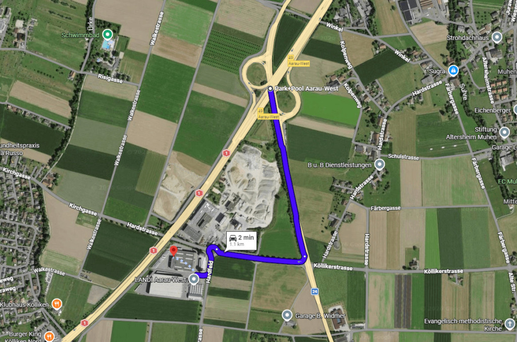 Anfahrt Hardfeld Anfahrt Hardfeld